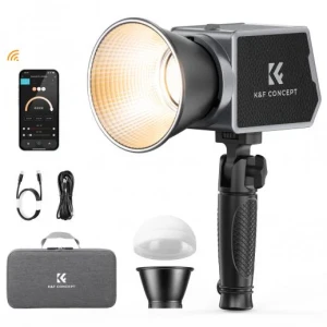 K&F Concept PL-60B 60W COB Photography light with Built-in 4500mAh Battery
