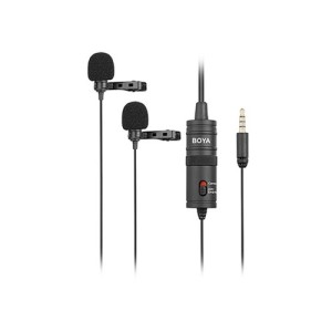 Boya BY-M1DM Dual Omni Directional Lavalier Microphone