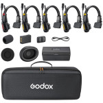 Godox SkyTalk Air 5S 5-Person Full-Duplex Wireless Intercom Headset System