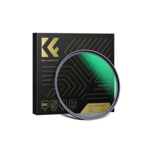 K&F Concept 40.5mm Black Diffusion 1/4 Filter Mist Filter