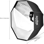 Godox 95cm / 37.5″ Umbrella Octagon Reflector Softbox with Grid