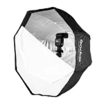 Godox 95cm / 37.5″ Umbrella Octagon Reflector Softbox with Carrying Bag – Black