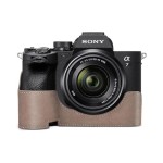Sony a7c II / A7 III/ A7 IV Genuine Leather Half Case