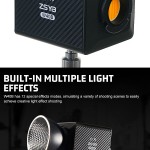 Zsyb Photographic Lighting W40B Portable Rechargeable Haneheld 40watt Led Photography Light For Video