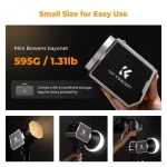 K&F Concept PL-60B 60W COB Photography light with Built-in 4500mAh Battery
