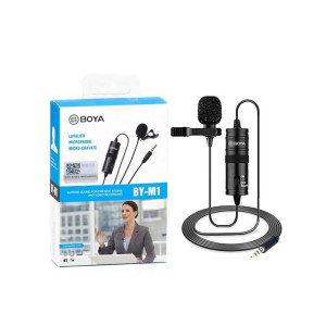 BOYA BY-M1 Omnidirectional Lavalier Microphone (Original)