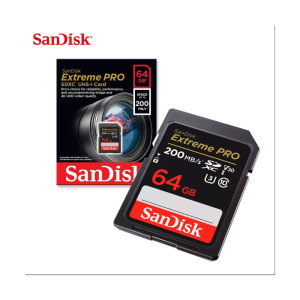 SanDisk 64GB Extreme PRO 200MBPS UHS-I SDXC Memory Card