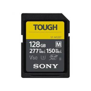 Sony 128GB SF-M 277MBPS Tough Series UHS-II SDXC Memory Card