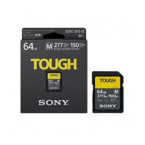 Sony 64GB SF-M 277MBPS Tough Series UHS-II SDXC Memory Card