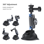 TELESIN Aluminum Alloy Camera Suction Cup Mount