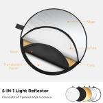 K&F Concept 110cm 5-in-1 Light Reflector