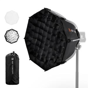 K&F CONCEPT Octagonal Softbox 15.7"/40cm, Quick Fold & Setup
