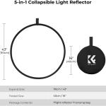 K&F Concept 110cm 5-in-1 Light Reflector