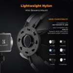 K&F CONCEPT Octagonal Softbox 15.7"/40cm, Quick Fold & Setup