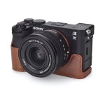 Sony a7c II / A7 III/ A7 IV Genuine Leather Half Case