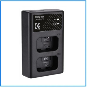 K&F Concept Dual Slot Quick Charger for NP-FW50