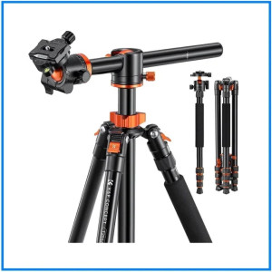 K&F CONCEPT KF09.089V1 Camera Tripods Aluminum Travel Vlog DSLR Tripod  Monopod