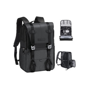 K&F CONCEPT KF13.087AV7 20L BETA FULLY OPEN CAMERA TRAVEL BACKPACK (BLACK